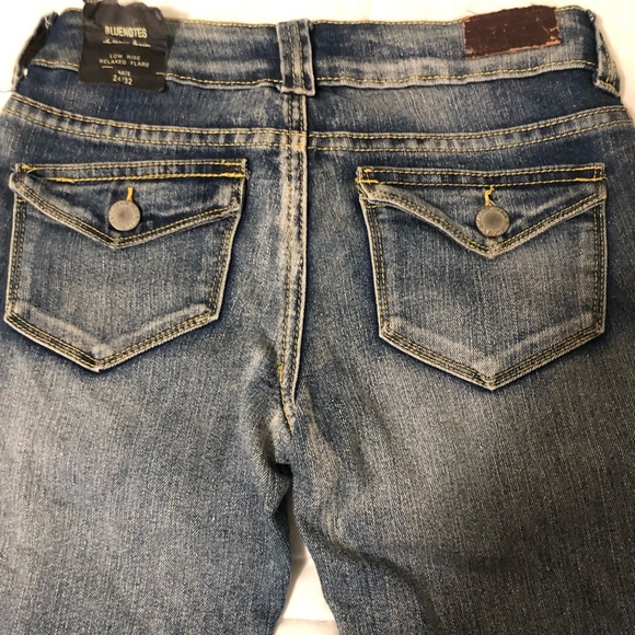 Blue Notes Low Rise Jeans - Size 24/32 - Picture 3 of 5